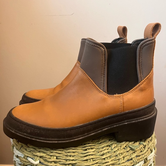 COS Chunky Sole Leather Ankle Boots - EU 38 - Picture 2 of 14